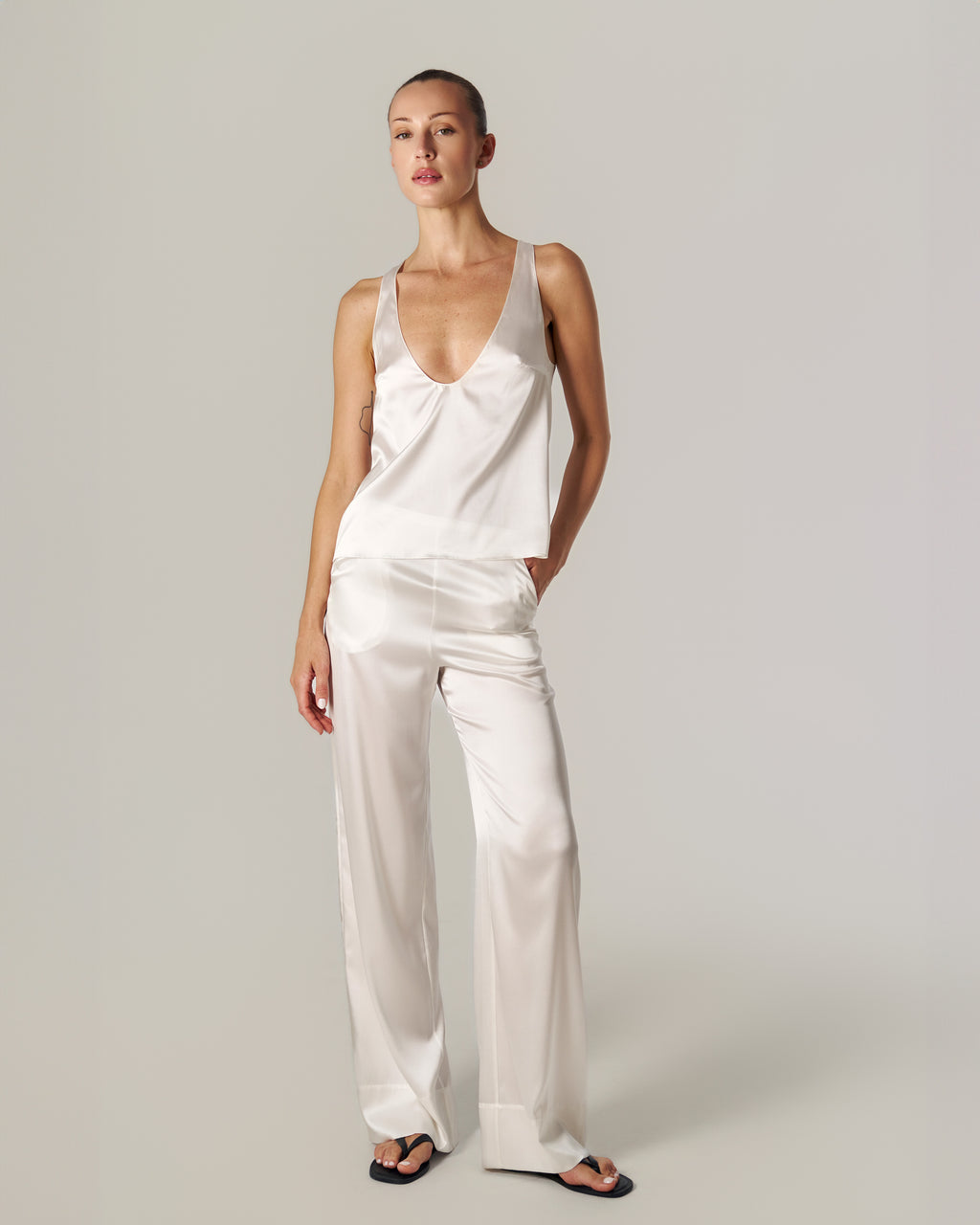 EOS SILK-SATIN BLOUSE