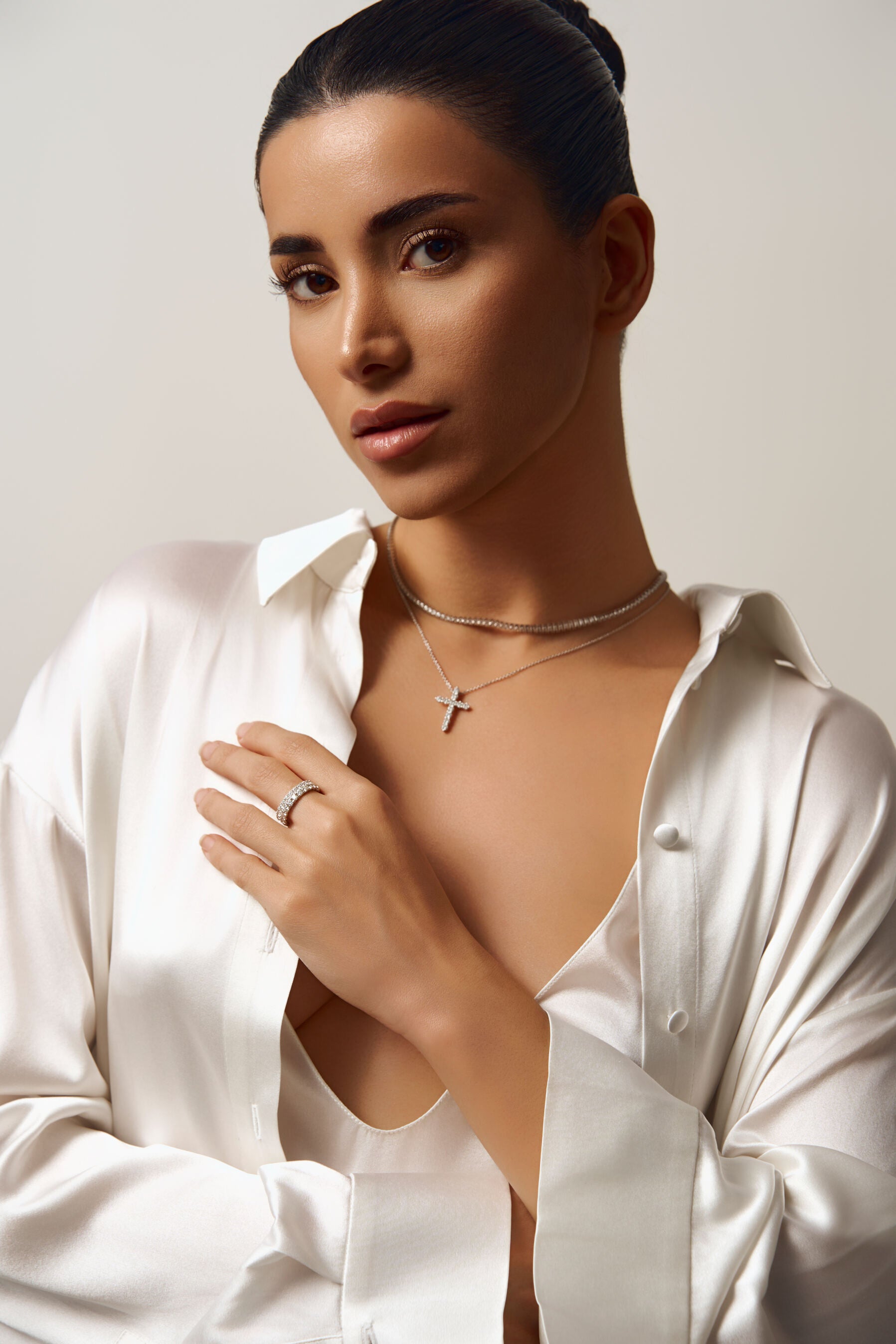 BRIDAL SILK SUIT (SHIRT, PANTS)