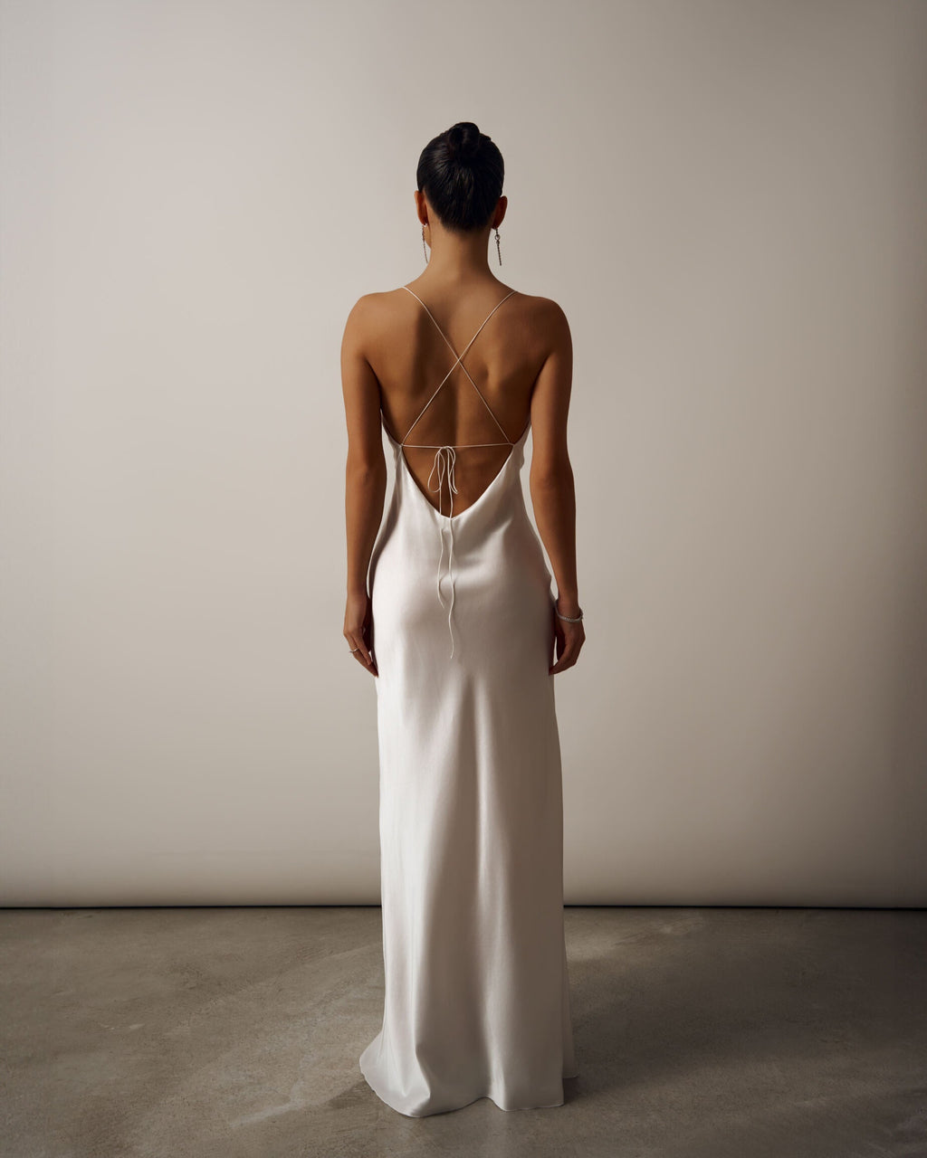 BRIDAL GRACE SILK GOWN DRESS