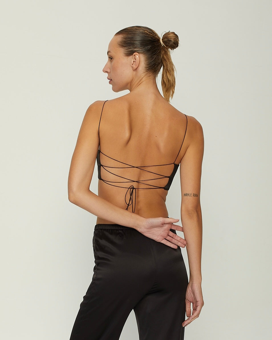 MAEVE SILK-SATIN TOP