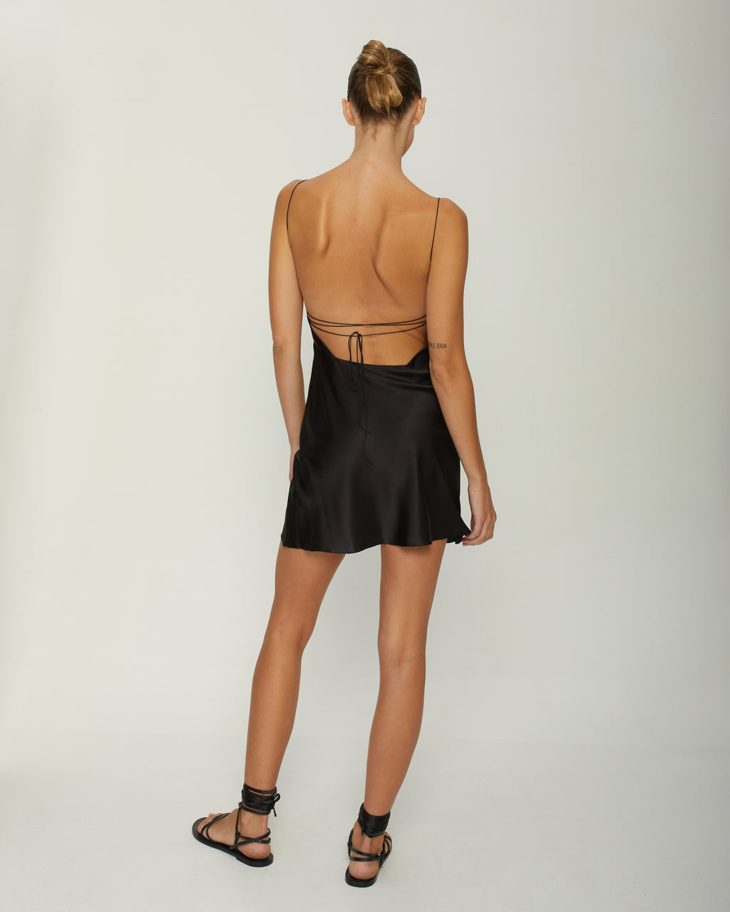 MAEVE SILK-SATIN MINI DRESS