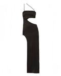 MELINA SILK-SATIN GOWN DRESS