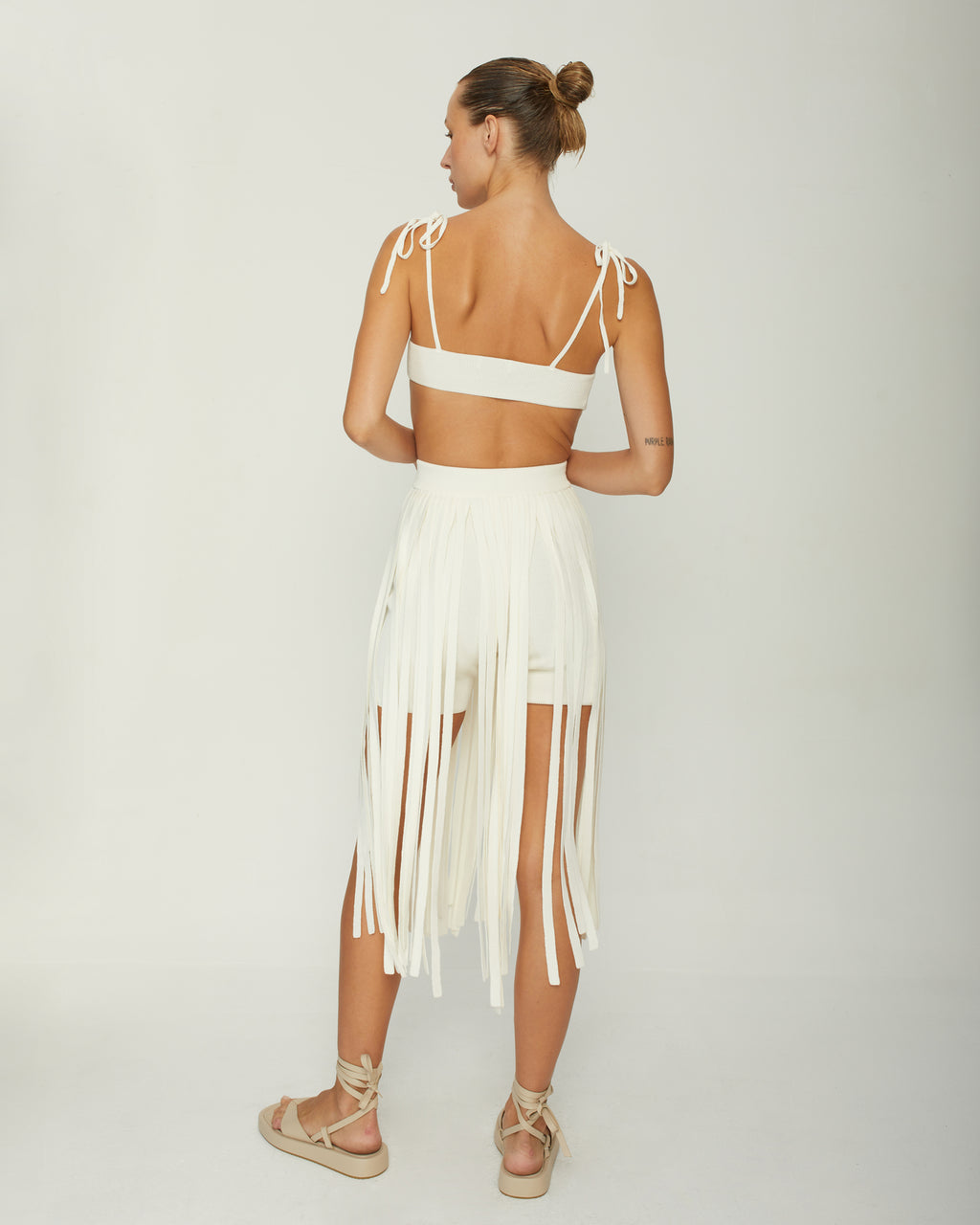 KNITTED VISCOSE SKIRT